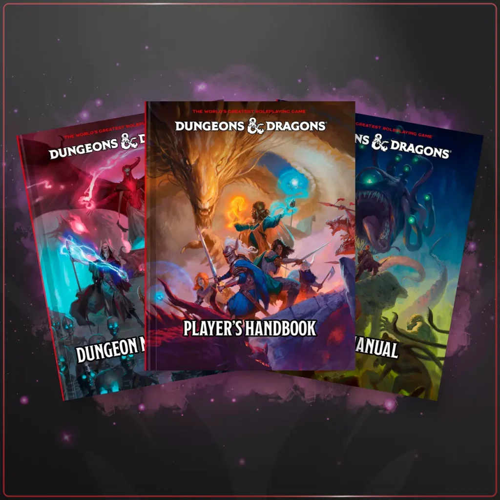 El nuevo manual del jugador 2024 de Dungeons & Dragons: ¡Prepárate para la revolución del rol! - Ludomaniacos Ludomaniacos - core rulebook physical bundle 2024 product 01